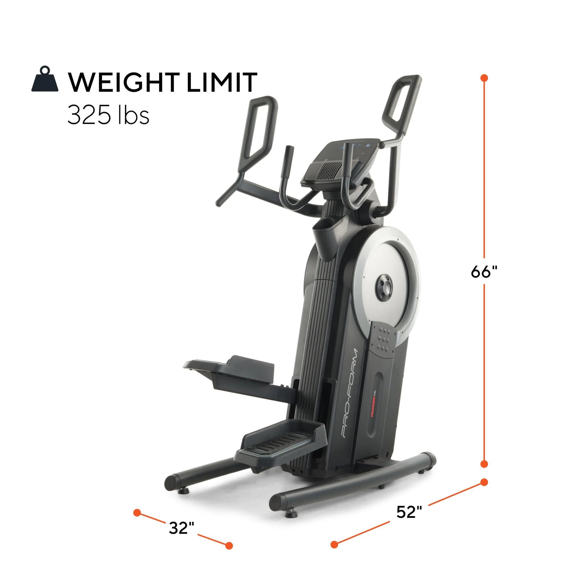 Trainer Elliptical Machine with Built-In Speakers