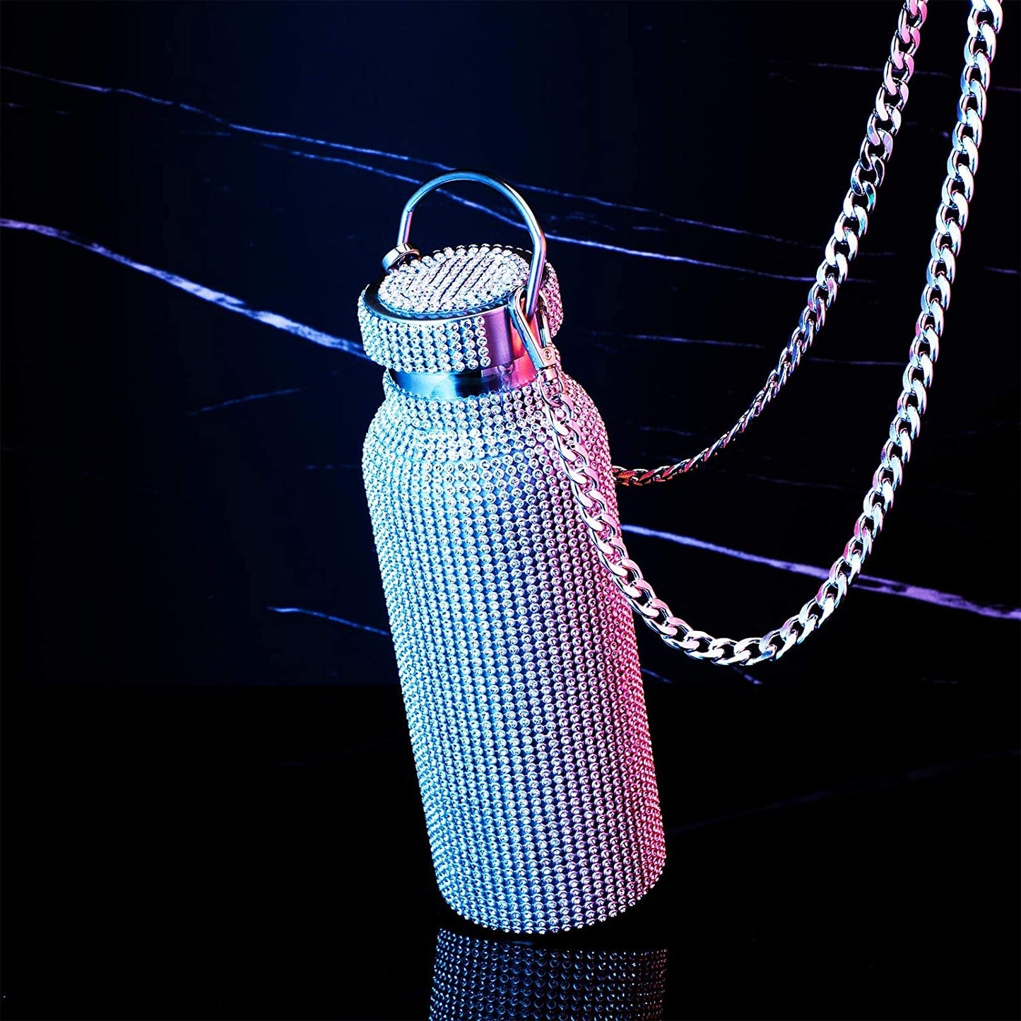 Rhinestone Diamond Water Bottle 