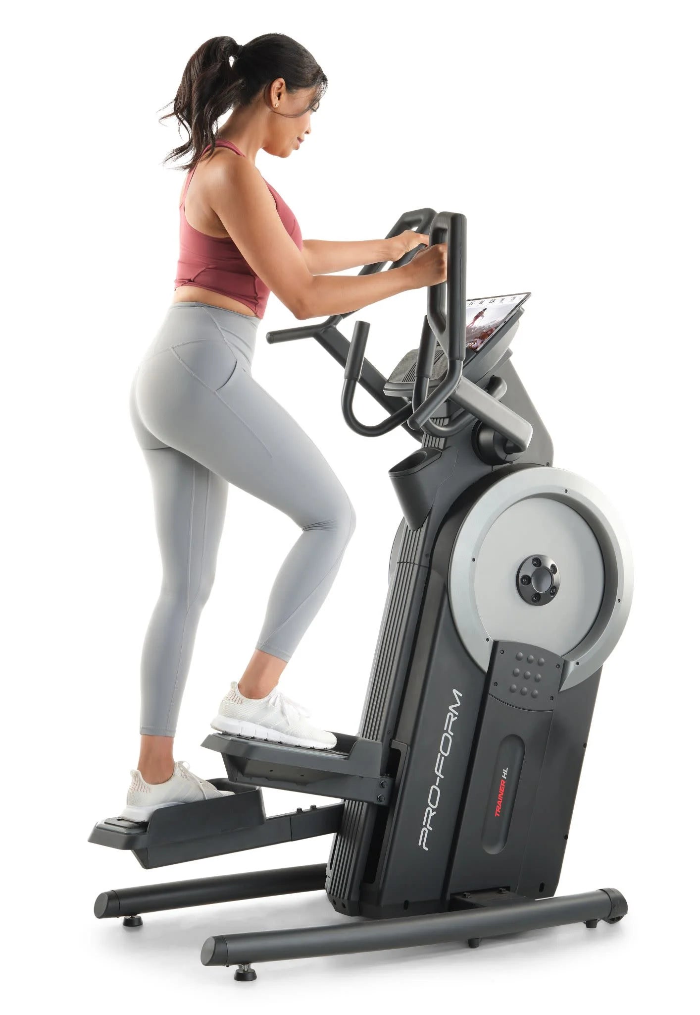 Trainer Elliptical Machine with Built-In Speakers