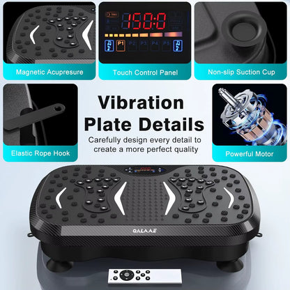 Vibration Plate Exercise Machine 400 Lbs Capacity